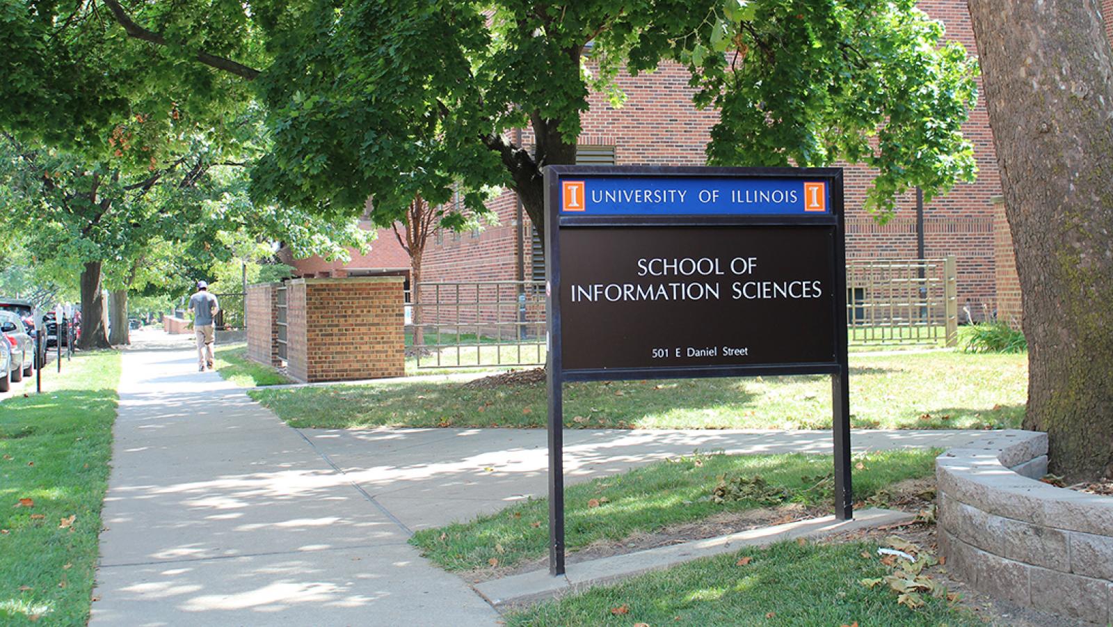 iSchool building sign